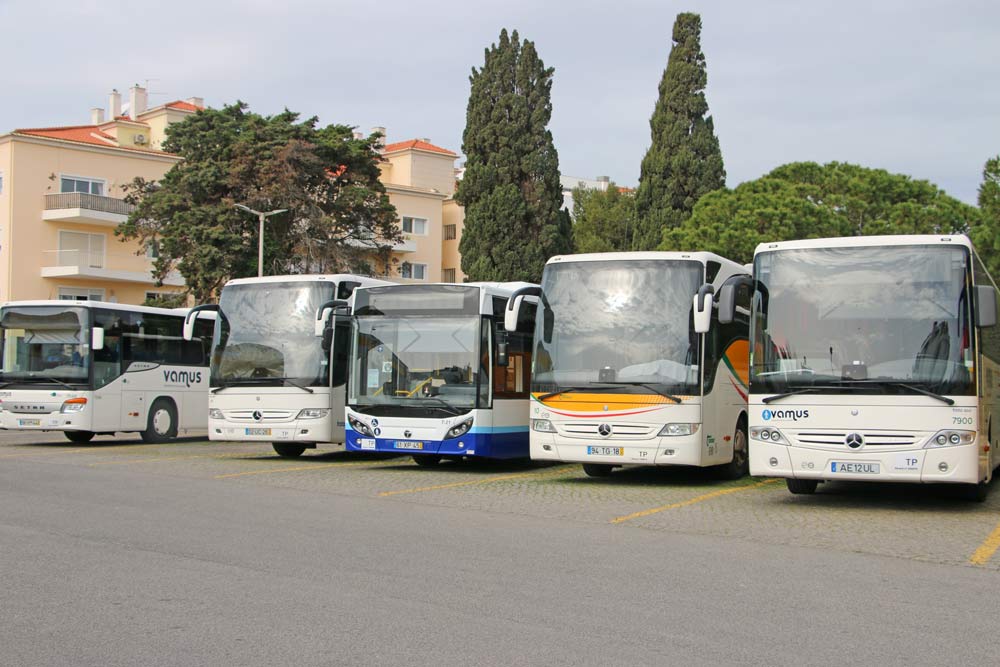 Lagos bus terminal with long-distance buses