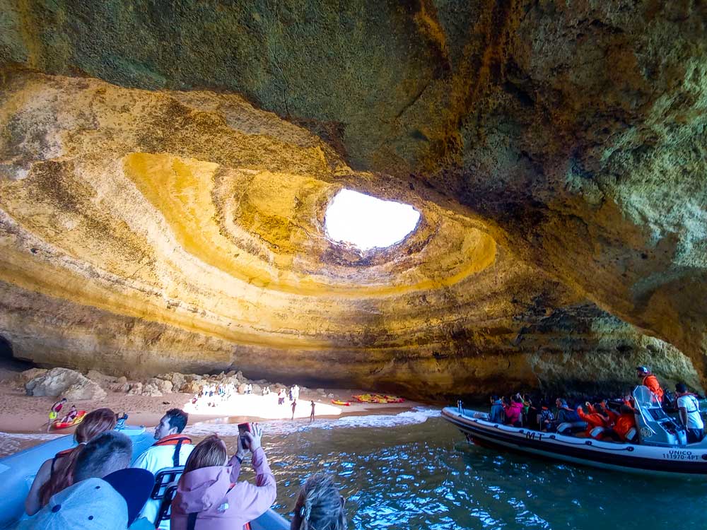 Benagil cave boat trip