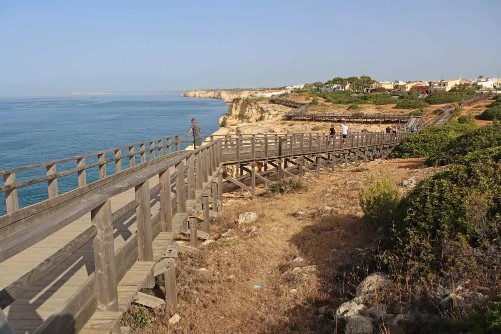 Carvoeiro boardwalk, Algarve, Portugal