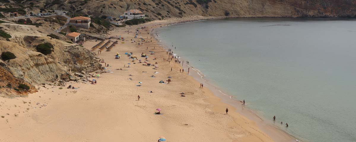 Mareta Beach in Sagres Town